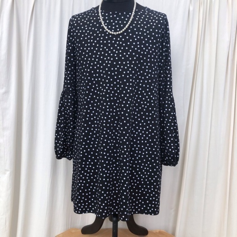 Black white polka dots Dress size xl